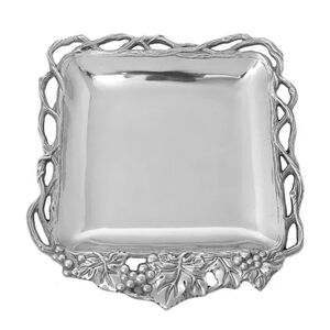 Arthur Court Designs Grape Open Vine Square Tray